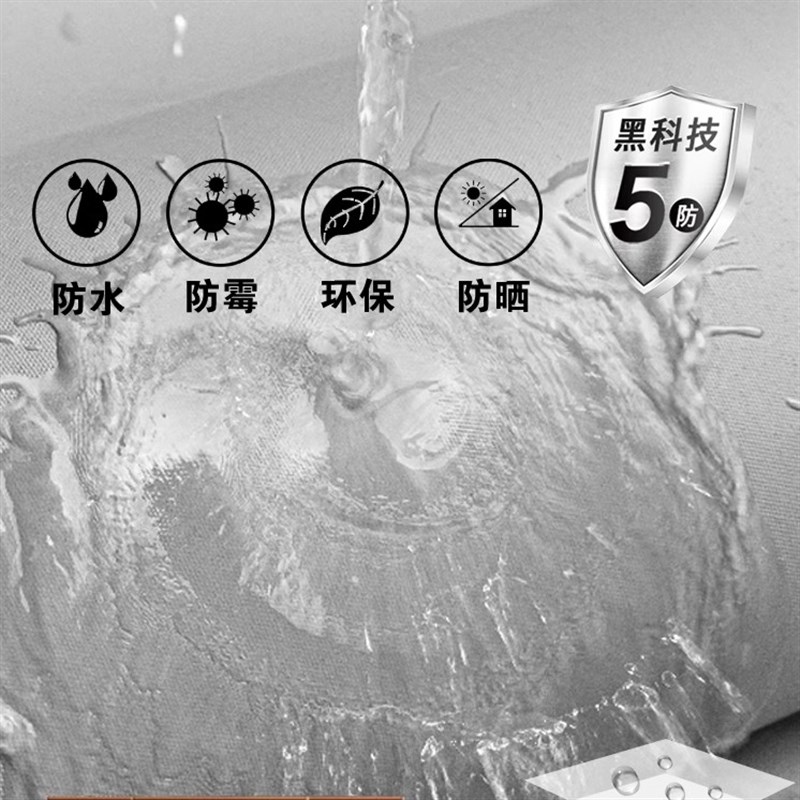 卫生间厨房免打孔窗帘o简易全遮光卷帘遮挡阳台伸缩厕所浴室办公