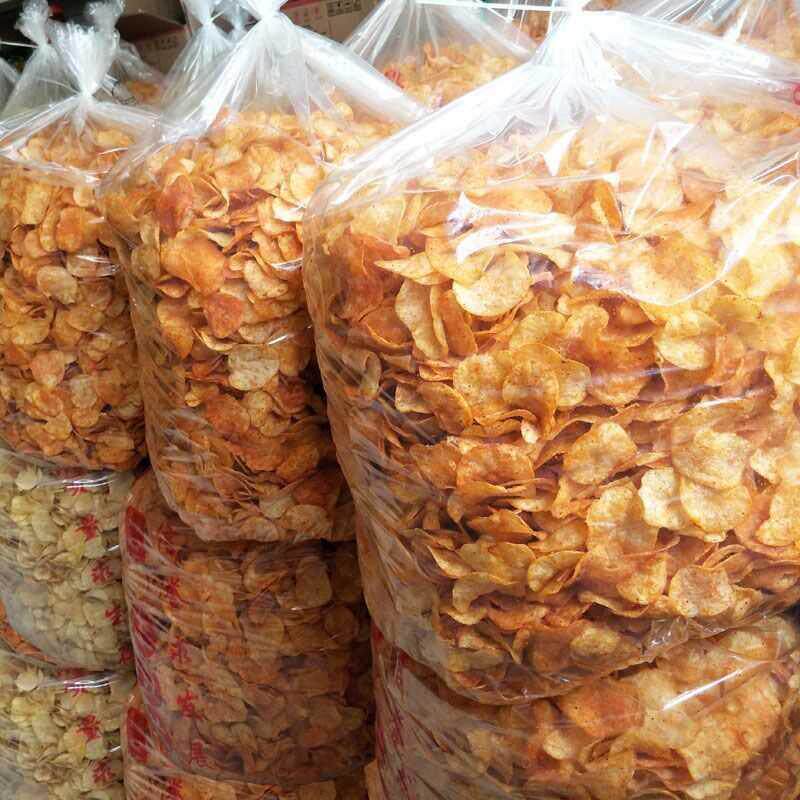薯片边角料原切香辣土豆片洋芋片薯片散装称斤整箱批大包发贵阳云