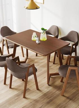 餐饮桌家用小户型长方桌子简易出租屋二人形小饭F775SHST桌餐商用