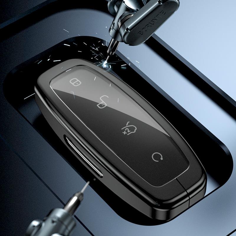 0腾势d9钥匙套22款dmi汽5车用品大全腾扣ltao7535势d9ev男士壳