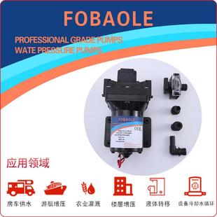 24V静音水泵11.3升游艇压增压12V房车供水清FQX水高膜泵微型动电