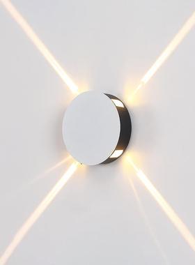 LEXP-045D十字简光效壁灯过道阳台装饰灯室内床创头背景客厅灯现