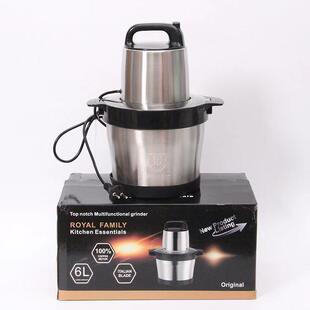 6L Stainless steel Meat grinder blender绞肉机家用电动搅拌机