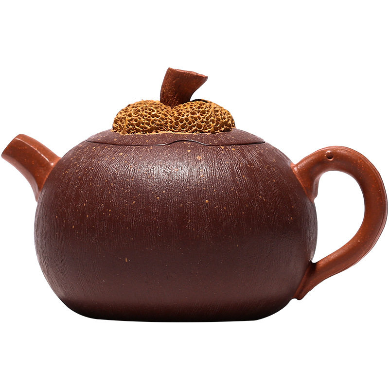 宜兴名家紫砂壶 纯手工山竹小茶壶100毫升仿生器功夫茶具