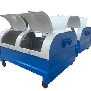 勾臂式垃圾箱大型户外3方4方大容量环卫挂车箱车挂钩臂清运周转箱