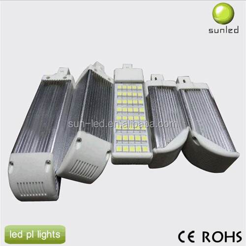 大量销售 LEDPL灯360度 AC85-265V SMD 2835 LED PL灯G24q-3底座