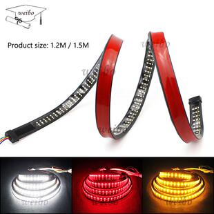 WB 皮卡车LED三排灯条车尾灯带120cm/150cm三色转向流光灯 刹车灯
