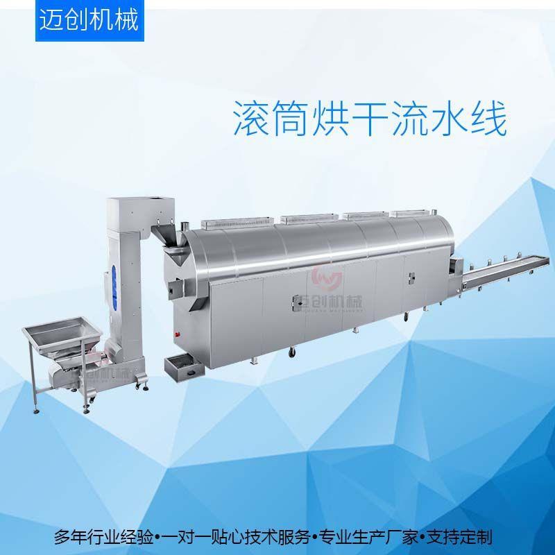 烘干机不锈钢饲料滚筒烘干机鸡粪酒糟豆渣锯末工业滚筒干燥机