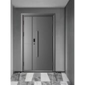 精雕铸铝门双开子母门别墅大门入户门农村自建房进户门防盗门防爆