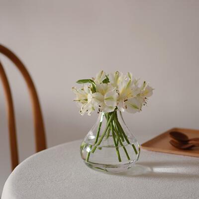 收集时光 Camus say水滴玻璃花瓶 手工吹制 短梗花材适用 包邮