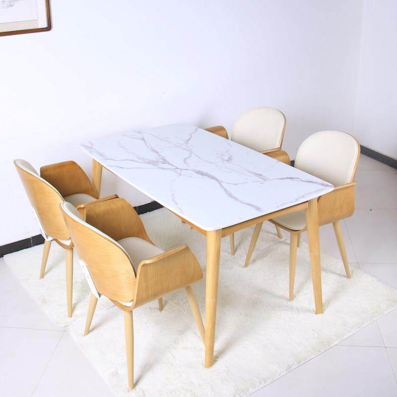 北欧餐桌家用小户型现代简约实木餐桌椅组合原木长方形吃饭桌,住宅家具,板木餐桌,淘宝优惠券,粉丝福利购,淘宝优惠卷