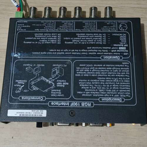 议价RGB 190F爱思创EXTRON音视频演示切换器