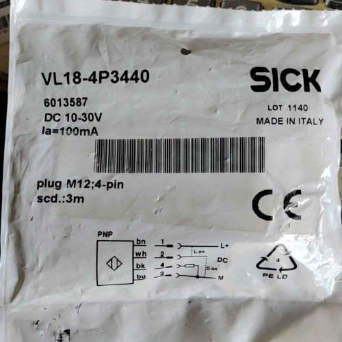 议价   VL18-4P3440   订货号:60135