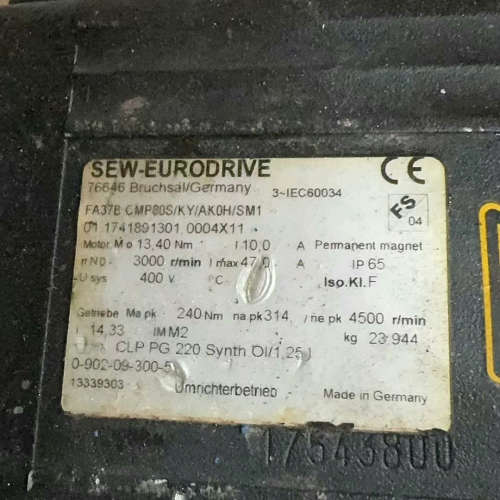 议价SEW伺服电机减速机FA37B CMP80S/KY/AK0H