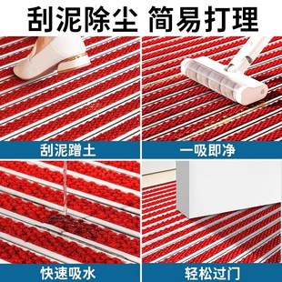 收卷铝合金地垫室外门口防滑垫高端豪宅入户门垫家用别墅进门地毯