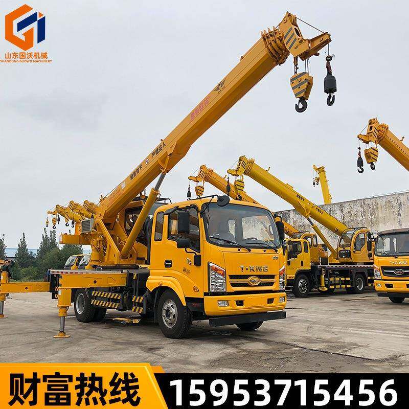 8吨10吨汽车起重机广告牌安装汽车吊农村建房8吨10吨小吊车