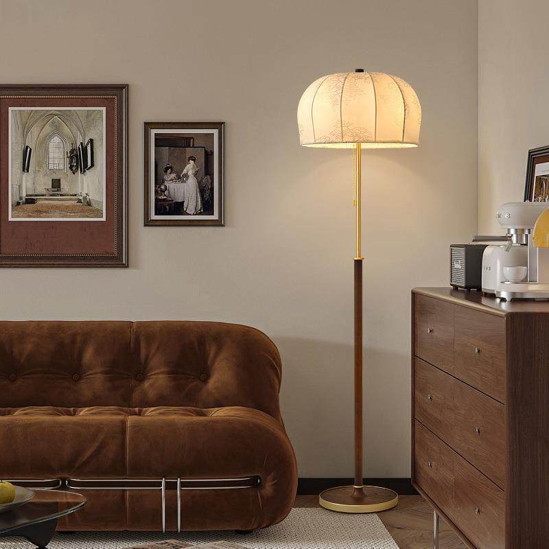 落地灯客厅沙发旁法式复古中古风美式高级感氛围书房卧室立式台灯