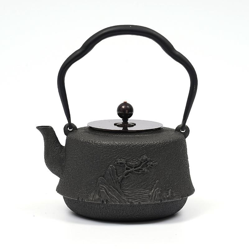 多款铸铁壶烧水壶电陶炉套装户外围炉煮茶器明火茶炉老铁壶纯手工