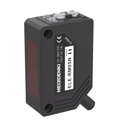 明治检测高速移动光电传感器ELE-RM05P 回归反射经济型激光传感器