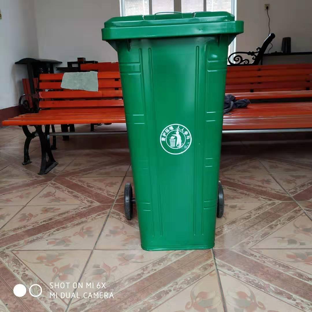 厂家120升垃圾桶铁皮垃圾桶镀锌板环卫垃圾桶现货供应
