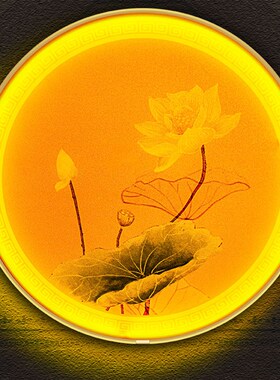 佛龛背景灯中式背光灯神台供桌壁灯观音佛像财神爷佛堂气氛装饰灯