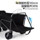 牧星人露营车推车儿童户外野营车遮阳后开加长旅行手拉车折叠便携