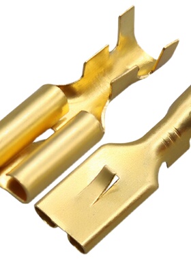 DJ621-E7.8C接线端子7.8平板带刺D插簧国产8245-4060 冷压插拔式