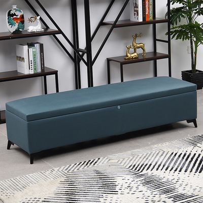 隐藏带锁娃娃收纳箱保密小沙发储物收纳椅办公室休息凳服装店凳子