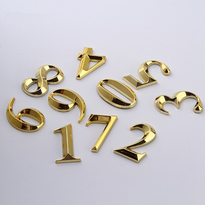 现货1pc  Gate Digits 0   Plast umber Tag  ural Door Pla