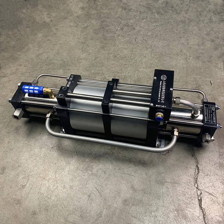 厂家双驱动双作用增压机DTF-D不锈钢双缸大流量气动气体增压泵