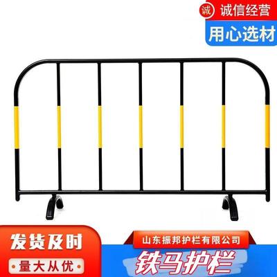马护可定做栏筑工地移动防护栏道全路临铁时施工警示围栏黄建黑安