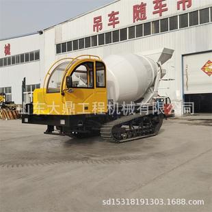搅拌车混凝土运输车方散装 特殊地形履带式 水泥商混车