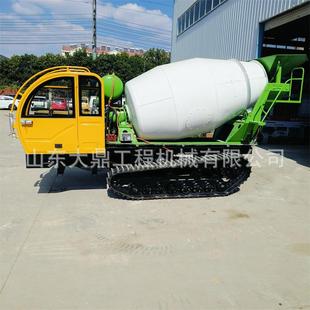 水泥搅拌车 混凝土搅拌运输一体机方履带罐车履带式