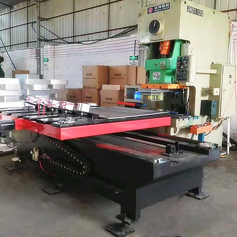 无锡冲床加数控送料机板材自动上料冲孔接料送料架平板送料机