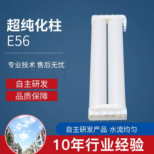 厂家纯水机用双联离子柱E56去离子交换纯化柱滤芯耗材可加工定制