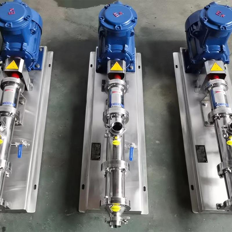 厂GRI家单螺杆泵齿齿轮泵锈不钢G型单螺杆泵机械轮设备单螺杆泵泵