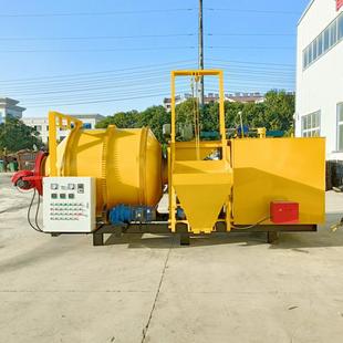 1.5f小型沥青搅拌站旧料再生沥青拌和机自带热容池连续滚筒搅拌