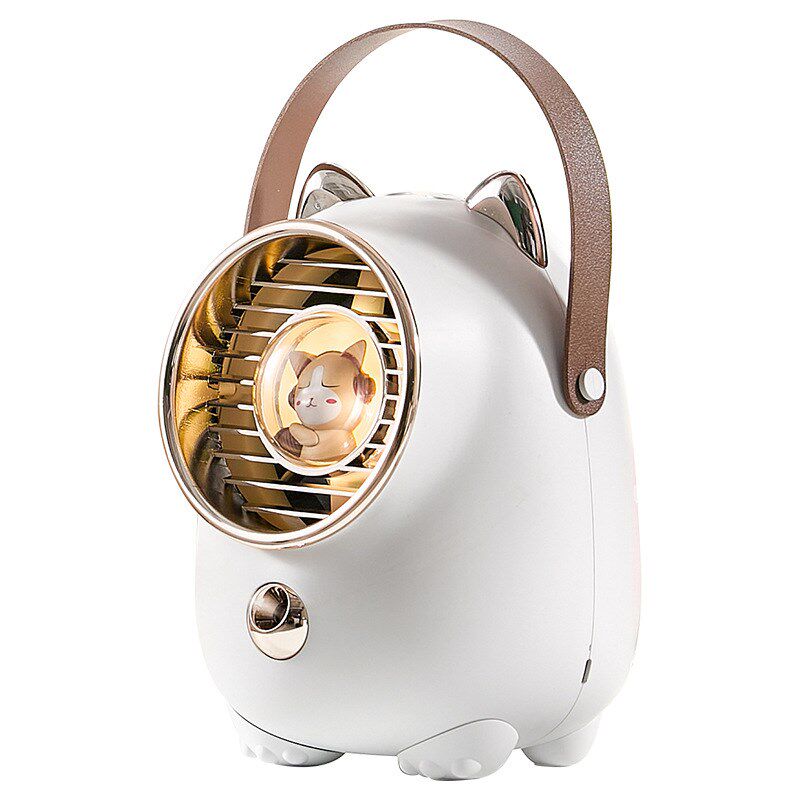 星宠桌面喷雾水冷风扇宿舍便携充电小空调扇毕业补水冷风机礼物