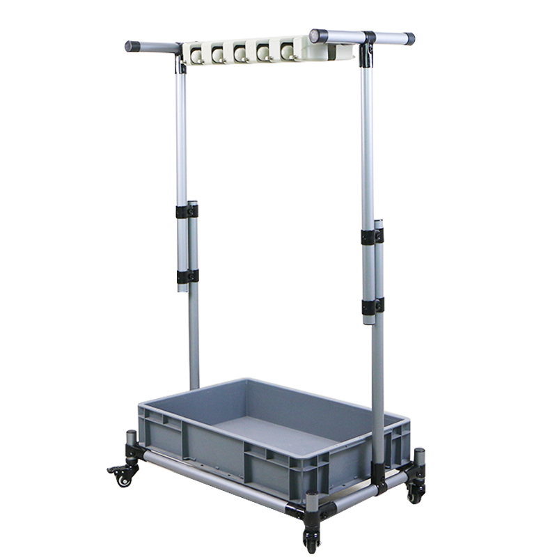 不锈钢可移动拖把架子落地式扫把墩布架阳台置物拖布收纳沥水挂架