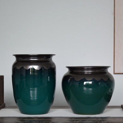 台面水培陶瓷花瓶客厅桌面茶台小摆件新中式玄关电视柜装饰品大号