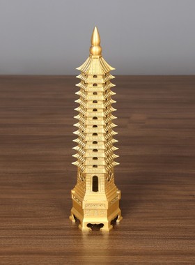 铜文昌塔13层纯铜文昌塔摆件九层十三层塔房客厅