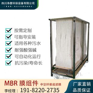 帘式MBR膜组件 PVDF强型MBR生物反应器 污水处理浸入式MBR膜片