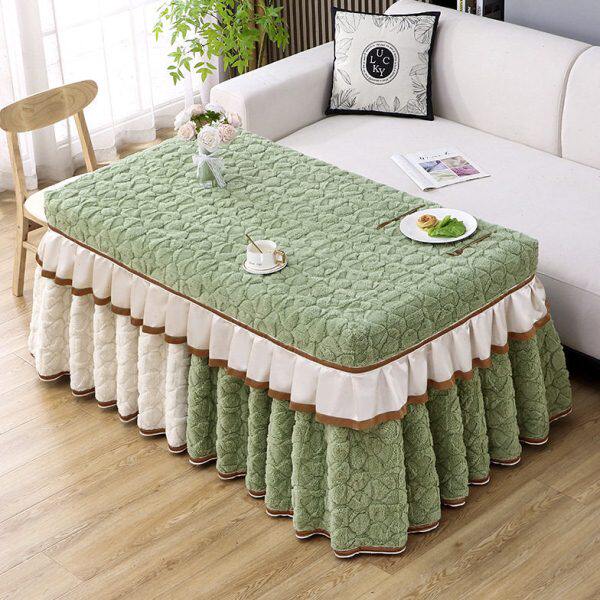 电炉罩烤火桌子罩拼接加厚茶几桌布罩电暖炉棉被套罩塔芙绒保暖