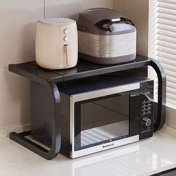 可伸缩厨房微波炉置物架家用双层烤箱支架台面桌面电饭锅收纳架子,厨房/烹饪用具,微波炉置物架,淘宝优惠券,粉丝福利购,淘宝优惠卷