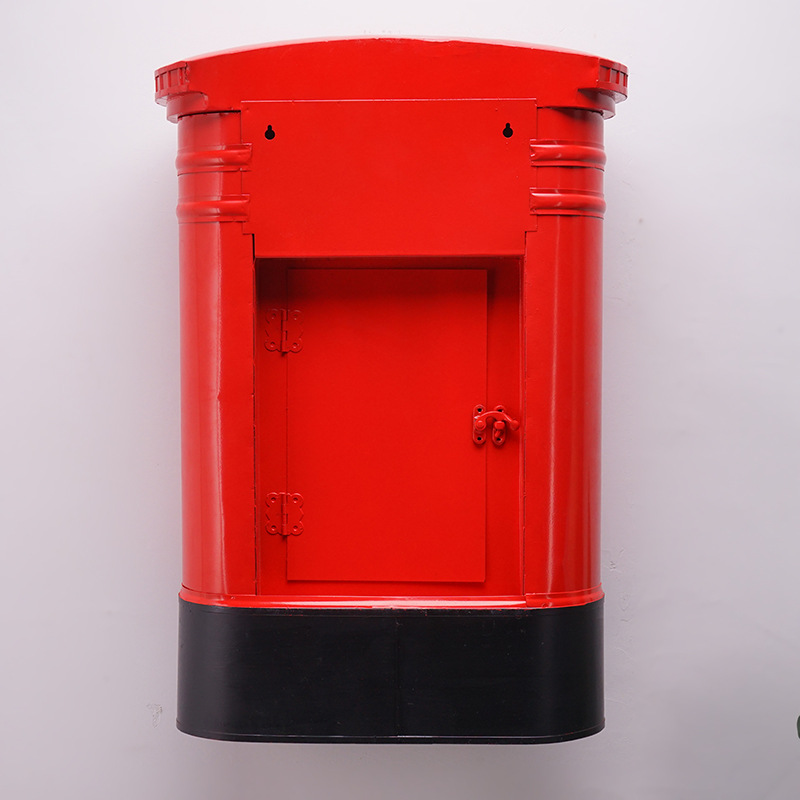 墙面装饰邮箱邮筒复古怀旧美式壁挂件铁艺信箱邮箱挂墙上软装道具