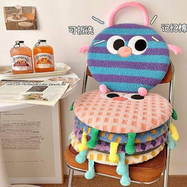 多巴胺圆形记忆棉坐垫公室上班久坐屁垫学生板凳椅垫坐垫凳子垫,居家布艺,美臀垫/保健坐垫,淘宝优惠券,粉丝福利购,淘宝优惠卷