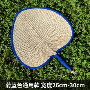 厂家棕叶蒲扇包边刺绣手工编织老式 广告扇商用宝宝扇小扇子