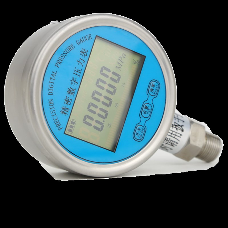 高精度防震数字精密压力表液晶屏数显表0.4级包检测水压气压油压