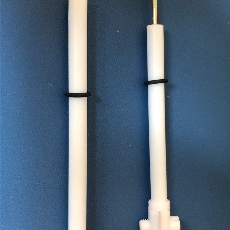 JJ110铂片电极夹 聚四氟Pt工作电极夹  导电性好耐腐蚀纯铂可开票