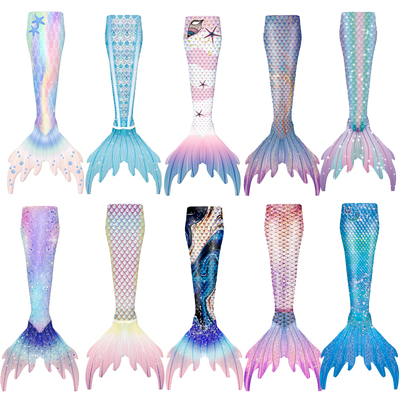 新款男女孩宝美人鱼尾巴爱